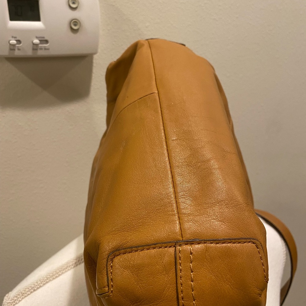 Vintage Coach Brown Leather Hobo-Crossbody Bag 💼 - Picture 7 of 13